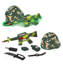 Набор военного с каской (8011-)